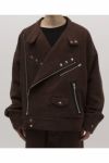 dilemma(ダイレマ)dilemma(ダイレマ) Wool Riders Jacket/WINE RED ウールライダースジャケット DLMA20002
