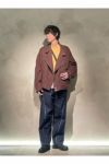 dilemma(ダイレマ)dilemma(ダイレマ) Wool Riders Jacket/WINE RED ウールライダースジャケット DLMA20002 -9