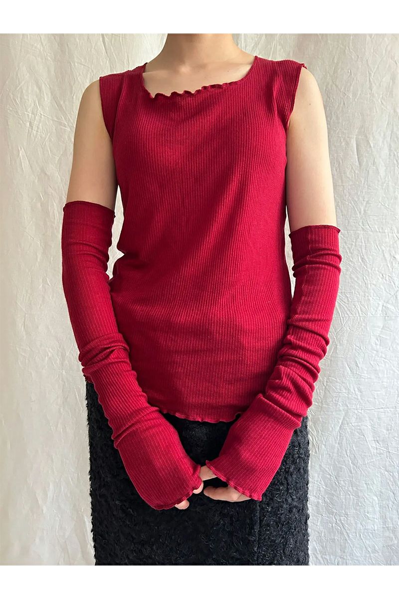 kengo(ケンゴ)tencel wool long arm warmers テンセルウールロングアームウォーマー K23FW-GO1 -7