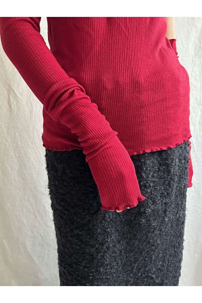 kengo(ケンゴ)tencel wool long arm warmers テンセルウールロングアームウォーマー K23FW-GO1 -8