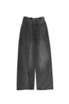 MM6 Maison Margiela(エムエムシックス)アシンメトリー ワイドレッグ 5ポケット ジーンズ S62LB0163M30009