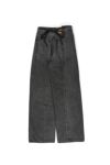 MM6 Maison Margiela(エムエムシックス)アシンメトリー ワイドレッグ 5ポケット ジーンズ S62LB0163M30009 -3