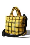MARNI(マルニ)イエロー チェック ナイロン PUFFトートバッグ ミニ  BMMP0131U0P6262 -3