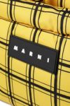 MARNI(マルニ)イエロー チェック ナイロン PUFFトートバッグ ミニ  BMMP0131U0P6262 -6