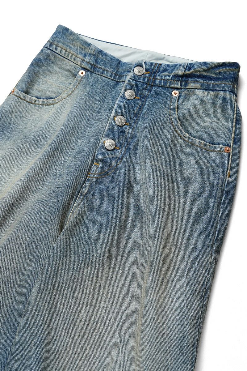 MM6 Maison Margiela(エムエムシックス)ウォッシュド ハイウエスト ジーンズ S62LB0129S30828 -2