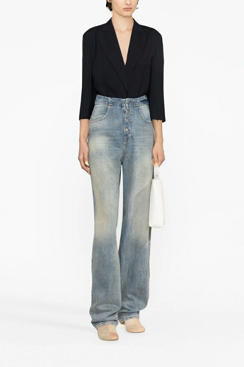 MM6 Maison Margiela(エムエムシックス)ウォッシュド ハイウエスト ジーンズ S62LB0129S30828 -10