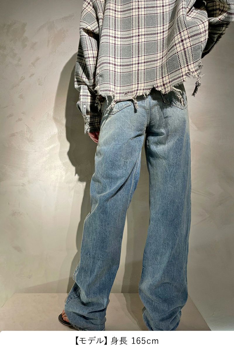 MM6 Maison Margiela(エムエムシックス)ウォッシュド ハイウエスト ジーンズ S62LB0129S30828 -14