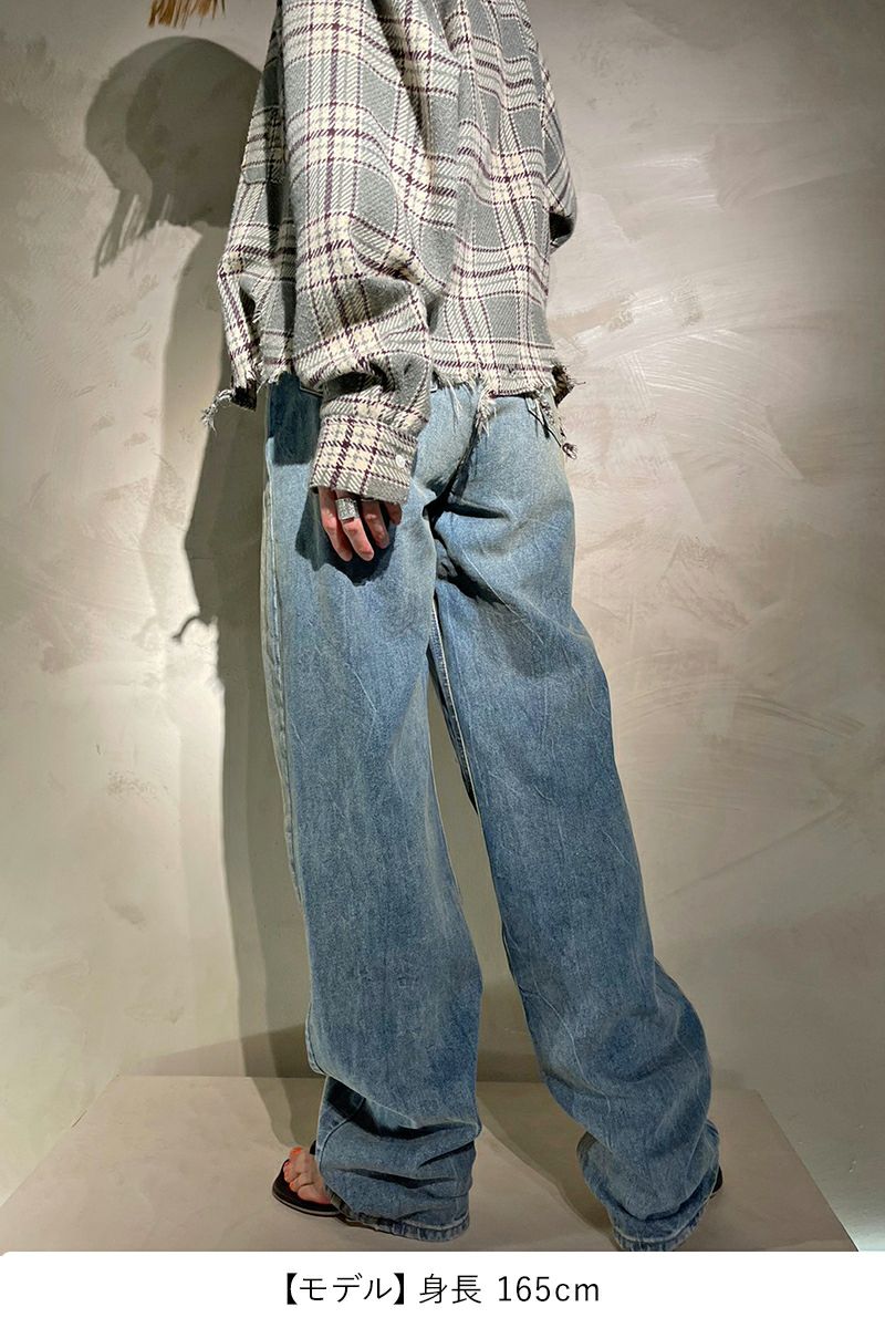 MM6 Maison Margiela(エムエムシックス)ウォッシュド ハイウエスト ジーンズ S62LB0129S30828 -15