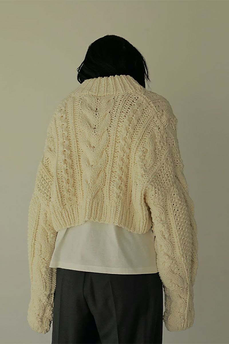 ETRE TOKYO(エトレトウキョウ)ケーブルハンドニットプルオーバー 1222511066 -6