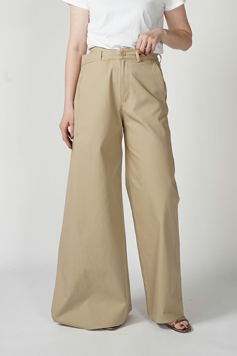 MM6 Maison Margiela(エムエムシックス)コットンギャバジン トラウザーズ S62KB0195M35074115 -10