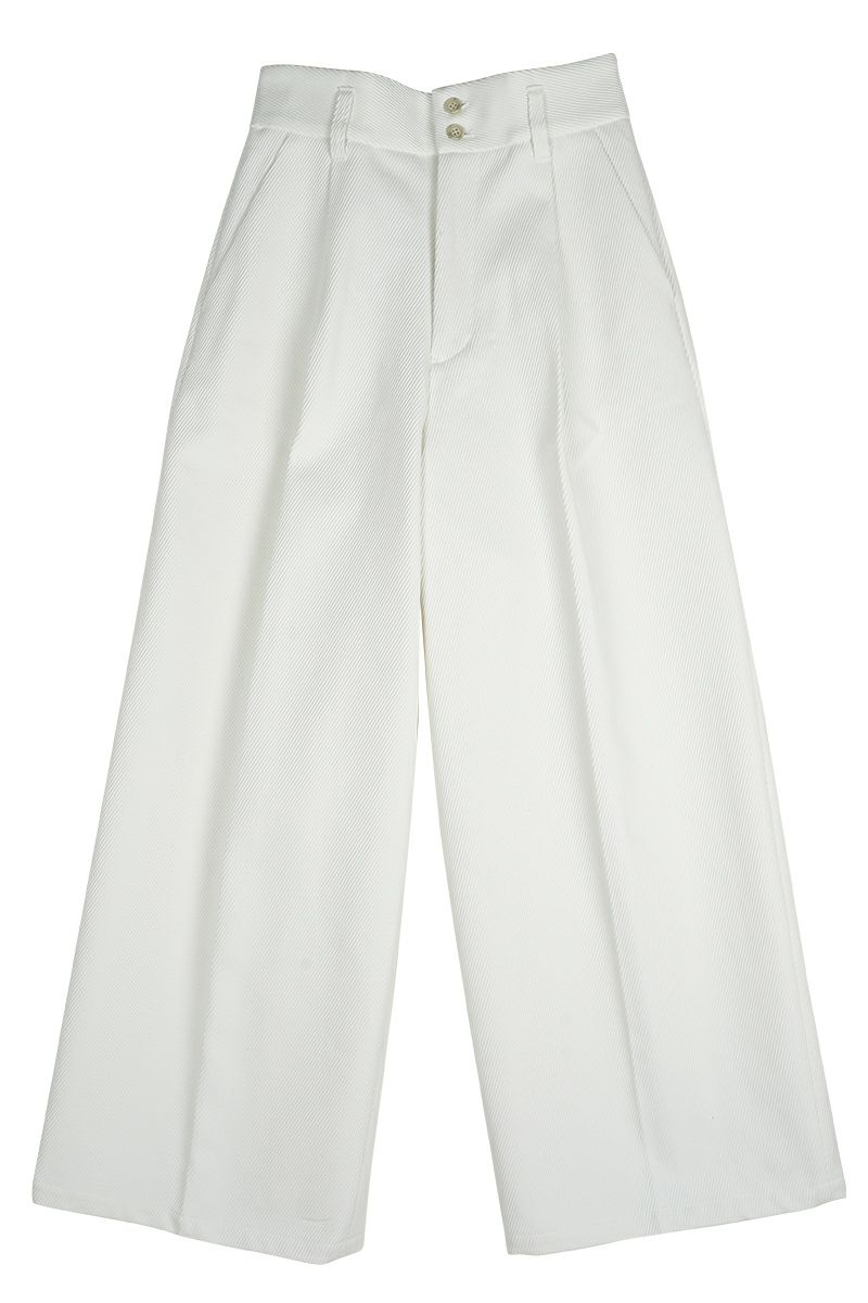 Liyoca(リヨカ)コットンヘビーフレンチ タックワイドパンツ J9307 -9