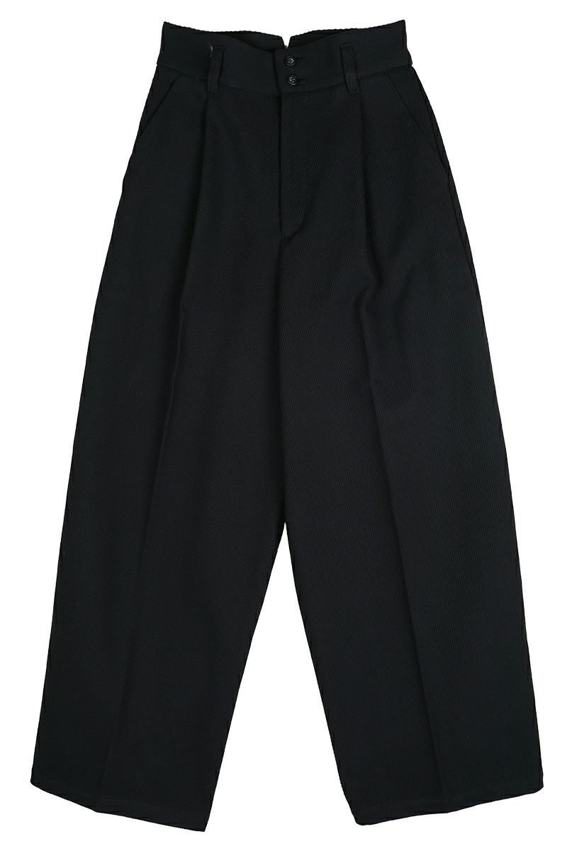 Liyoca(リヨカ)コットンヘビーフレンチ タックワイドパンツ J9307 -10