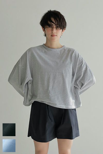 ETRE TOKYO(エトレトウキョウ)コットンボクシーショートパンツ 1223223050