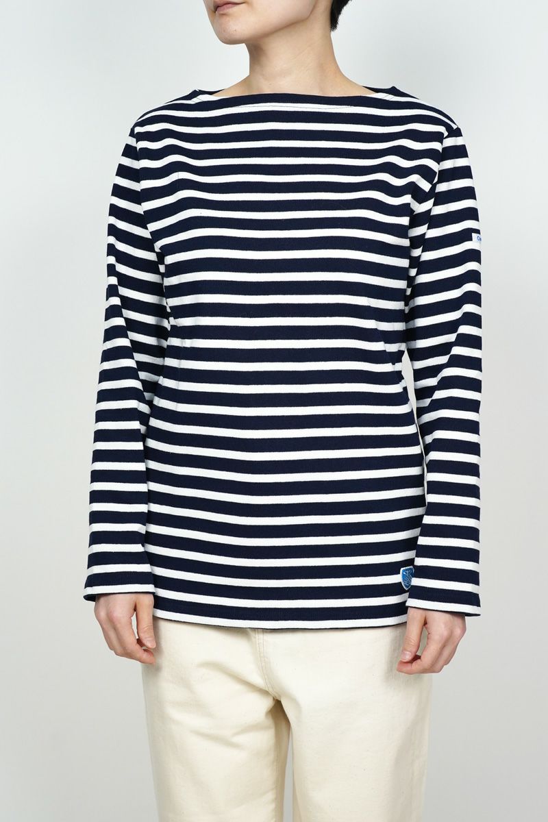 ORCIVAL(オーシバル)コットンロード フレンチバスクシャツ MEN CLWEZ/B211 -14