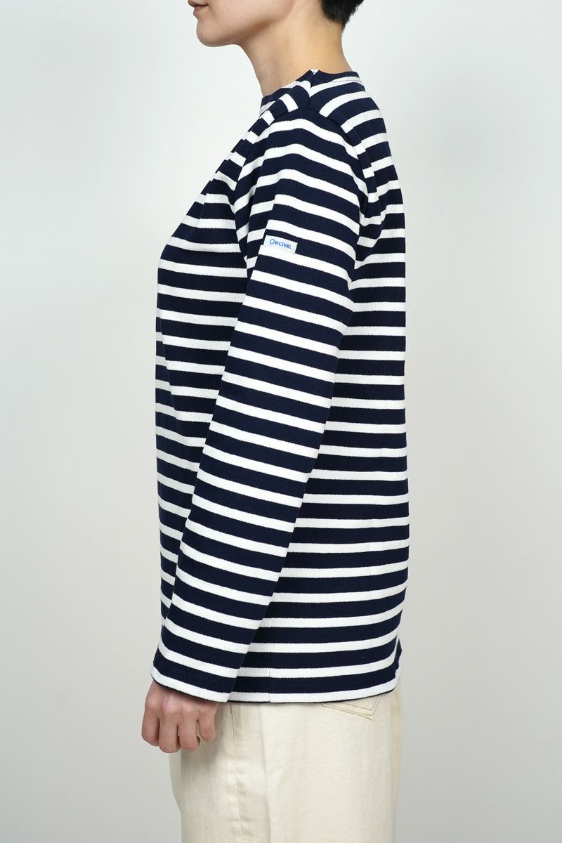 ORCIVAL(オーシバル)コットンロード フレンチバスクシャツ MEN CLWEZ/B211 -15