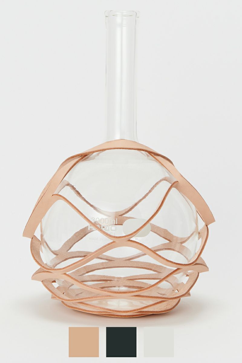 Hender Scheme(エンダースキーマ)サイエンスベース science vase 化瓶 フラットボトム フラスコ Flat-bottom flask 3000ml sv-hf-3l
