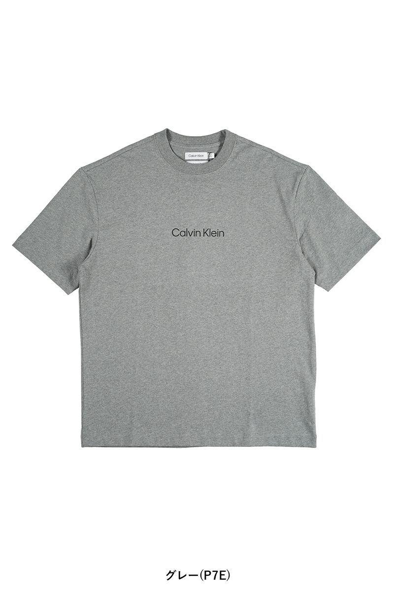Calvin Klein(カルバン クライン)スタンダードロゴ リラックス クルーネックTシャツ 40HM228 -8
