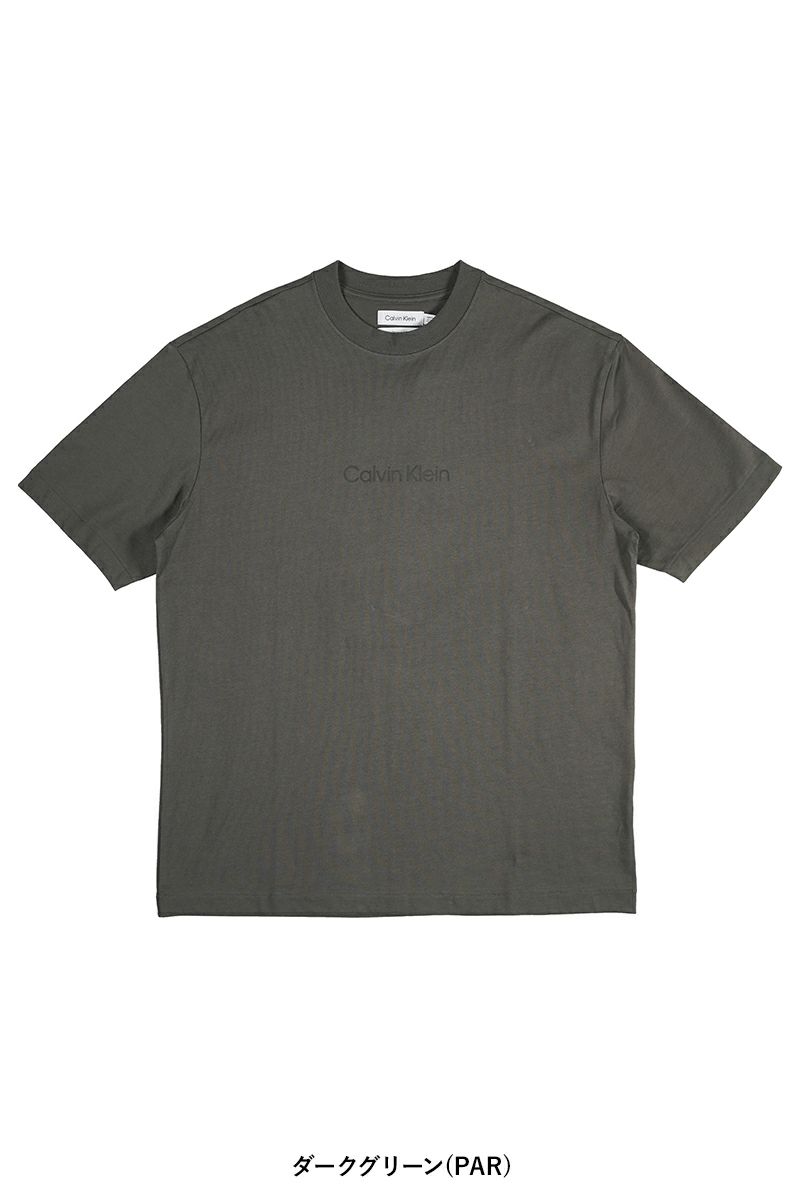 Calvin Klein(カルバン クライン)スタンダードロゴ リラックス クルーネックTシャツ 40HM228 -9