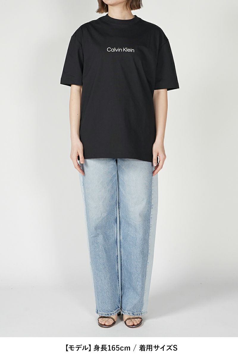 Calvin Klein(カルバン クライン)スタンダードロゴ リラックス クルーネックTシャツ 40HM228 -15