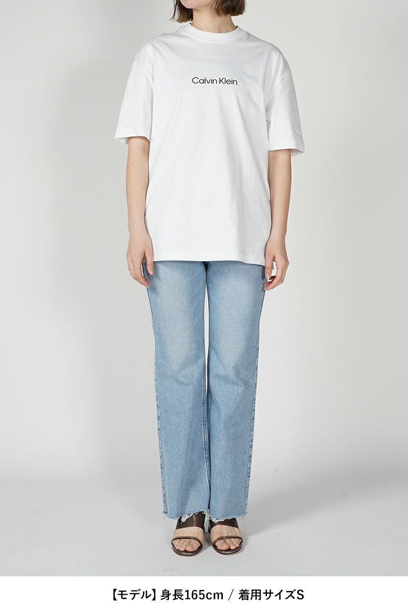 Calvin Klein(カルバン クライン)スタンダードロゴ リラックス クルーネックTシャツ 40HM228 -19