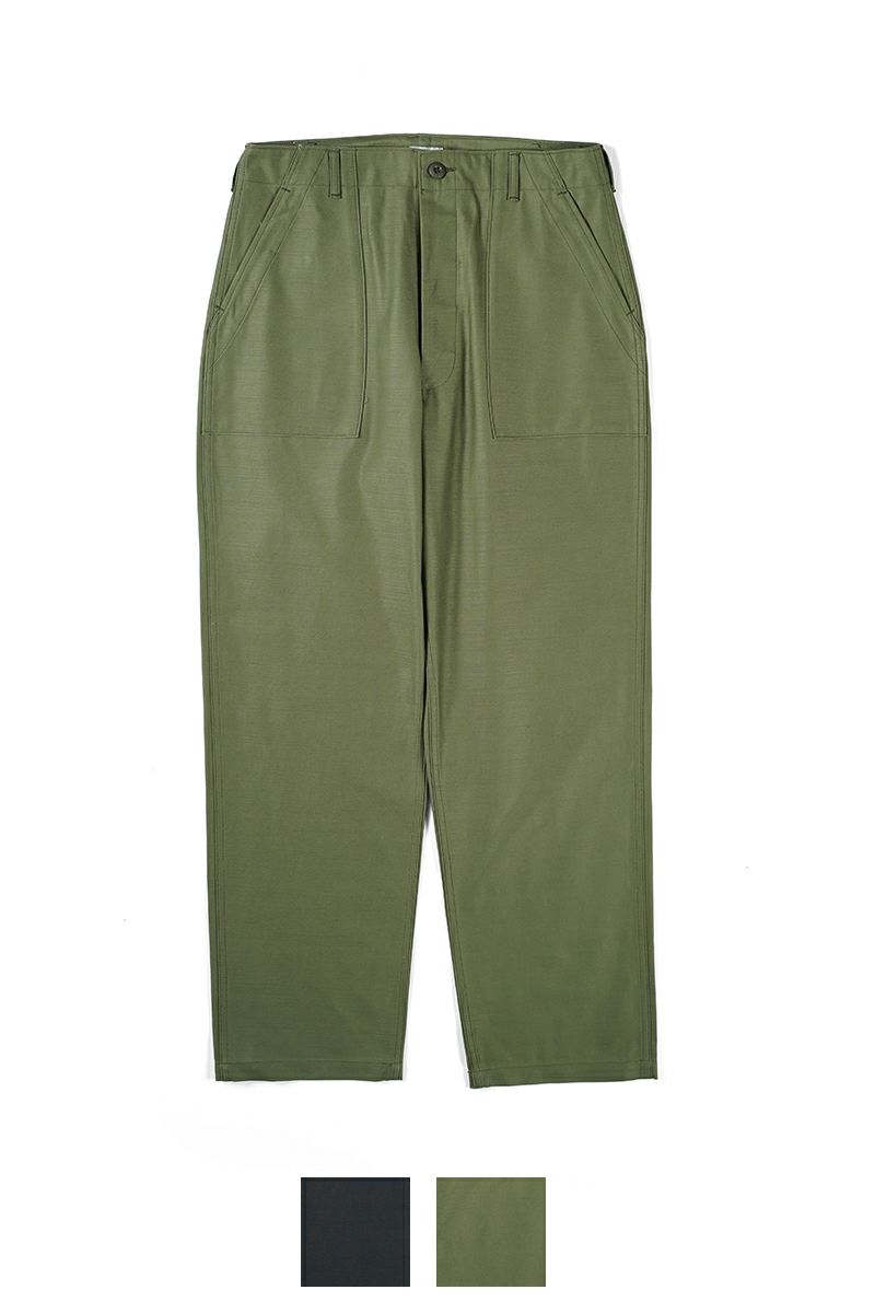 CIOTA (シオタ)スビンコットン ムラ糸バックサテン ベイカーパンツ PTLM-129