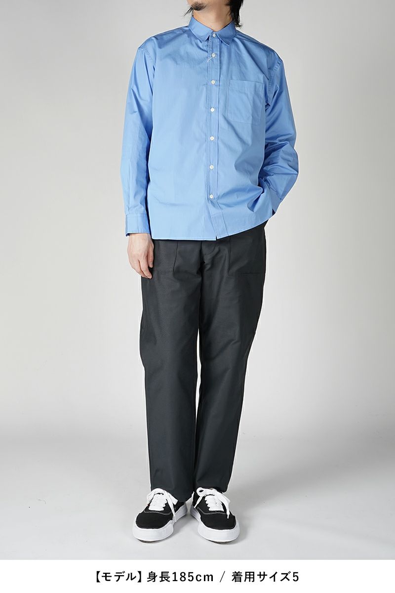 CIOTA (シオタ)スビンコットン ムラ糸バックサテン ベイカーパンツ PTLM-129 -6