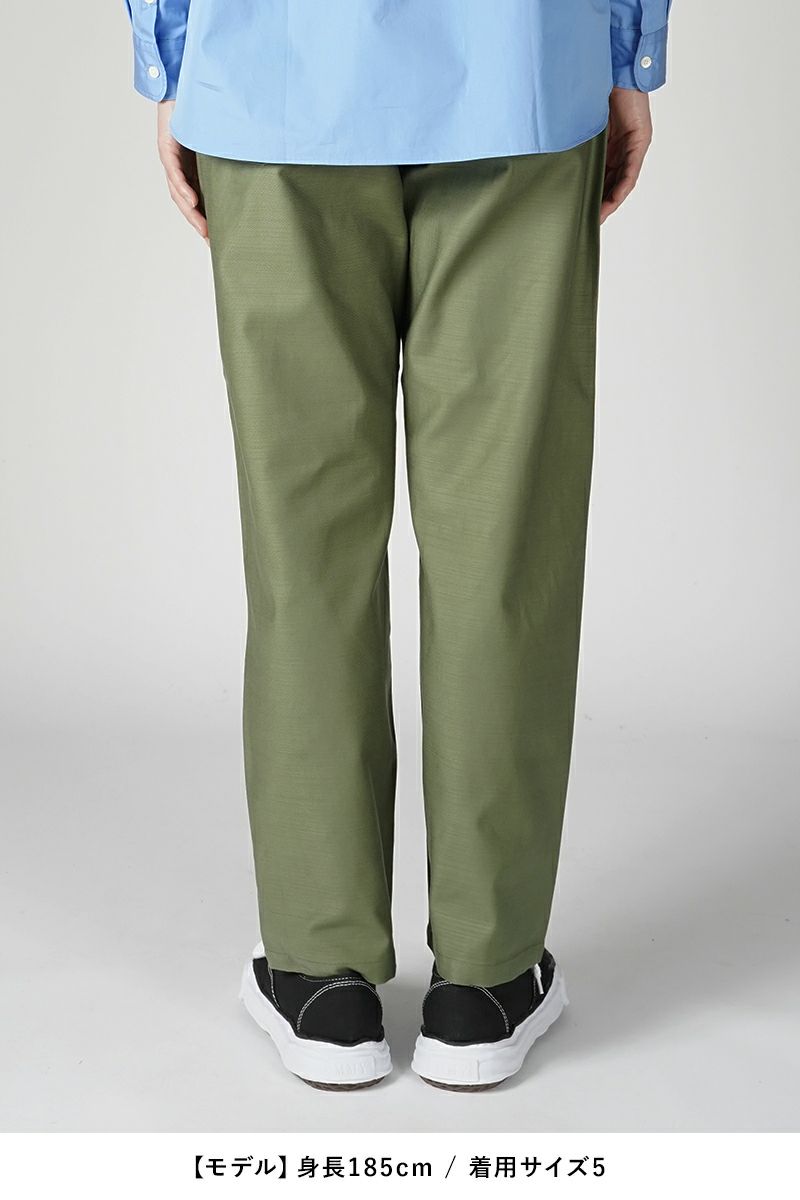 CIOTA（シオタ）　ベイカーパンツ サイズ　5 PTLM-109M-SB CIOTA（シオタ） スビンコットンムラ糸バックサテンベイカーパンツ