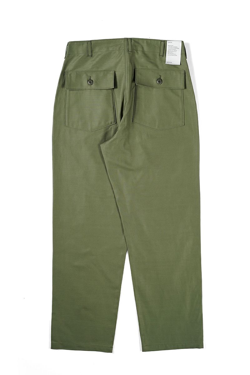 CIOTA (シオタ)スビンコットン ムラ糸バックサテン ベイカーパンツ PTLM-129 -11