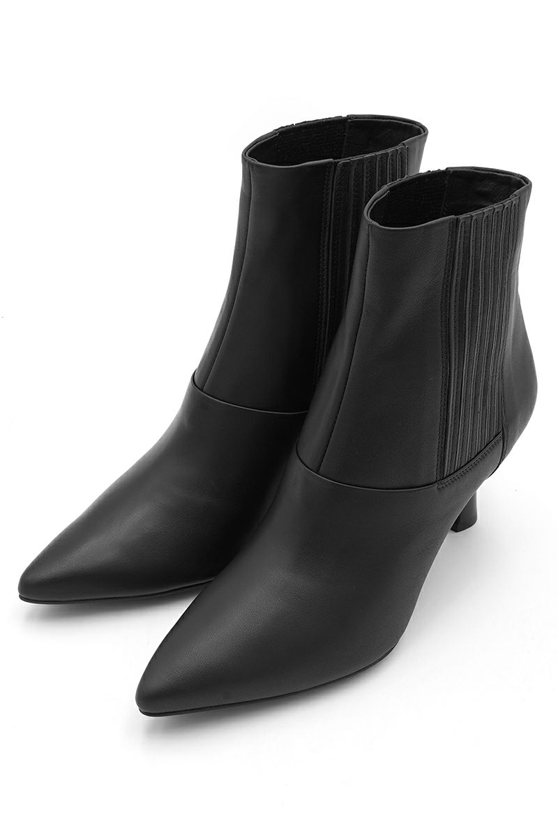 RABOKIGOSHI works(ラボ キゴシ ワークス)スリットゴムショートブーツ 12676 -1