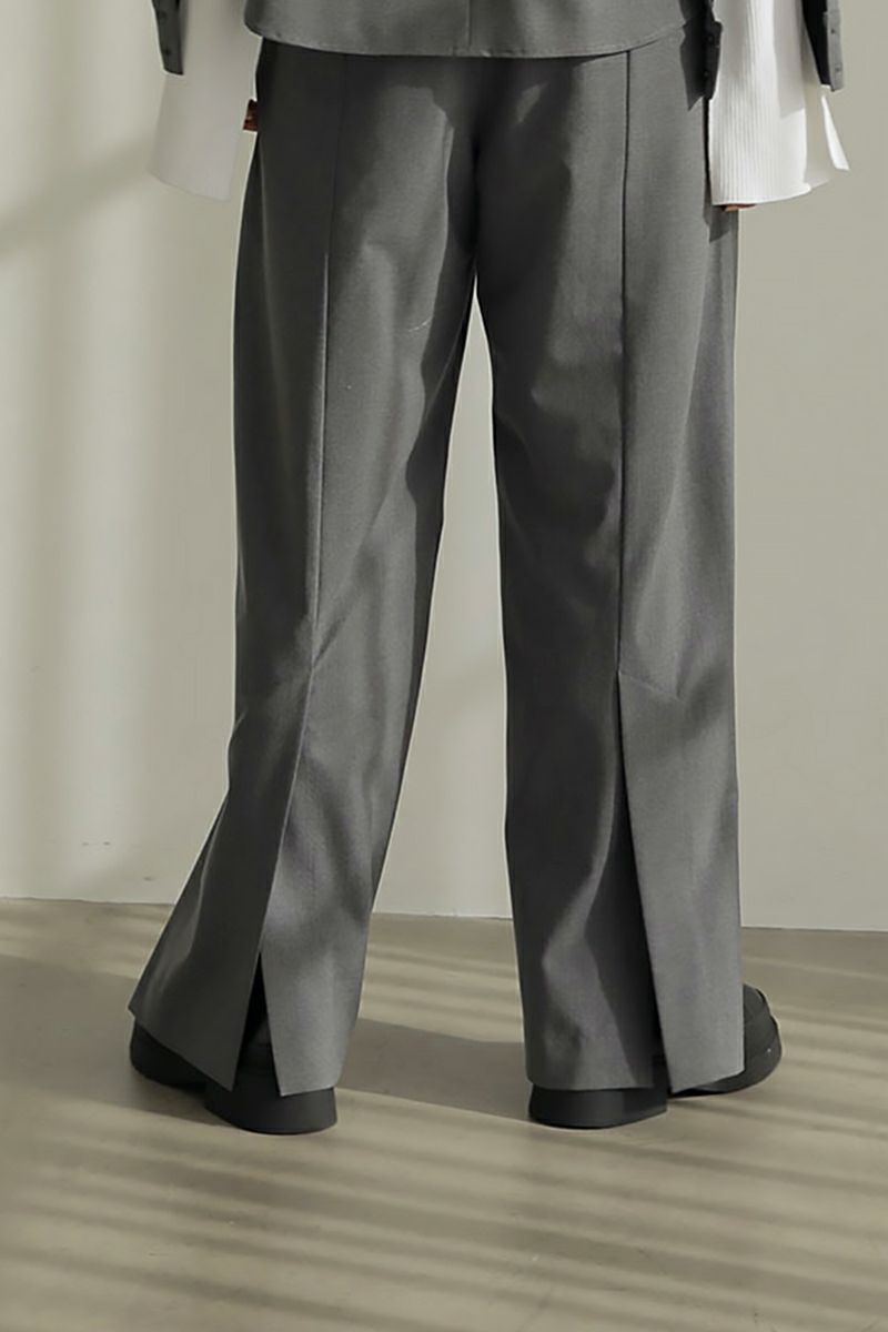 ETRE TOKYO(エトレトウキョウ)セミワイドタックスリットパンツ 1223120042 -8