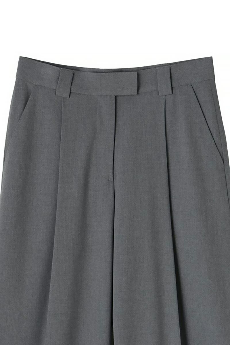 ETRE TOKYO(エトレトウキョウ)セミワイドタックスリットパンツ 1223120042 -11