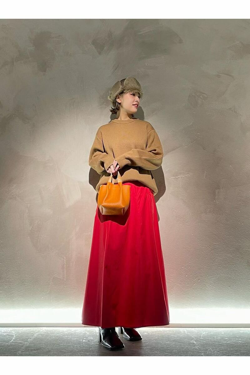 Audrey and John Wadタフタマーメイドフレアスカート H7605 -9