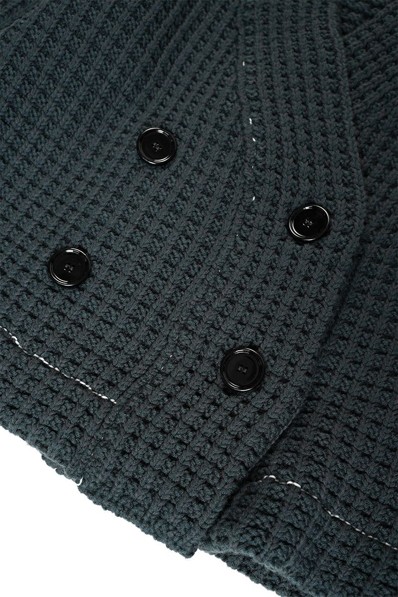 MM6 Maison Margiela(エムエムシックス)ダブルブレスト ワッフルカーディガン S52AM0274S18292 -5