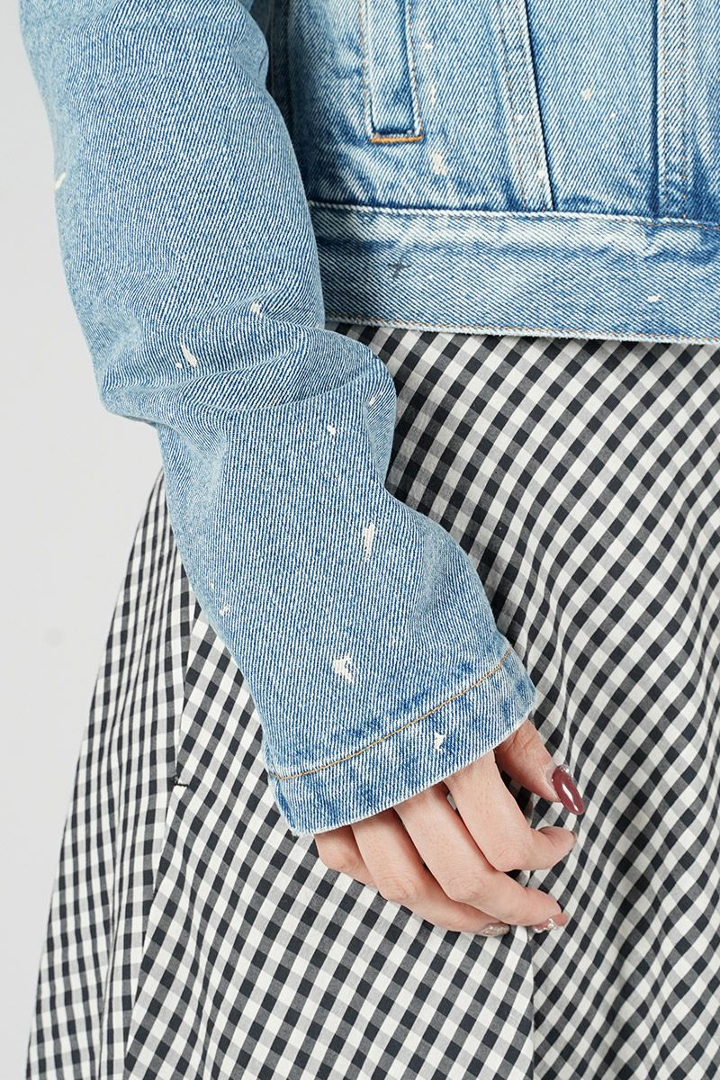 MM6 Maison Margiela(エムエムシックス)ダメージデニムジャケット S52AM0287S30589 -3