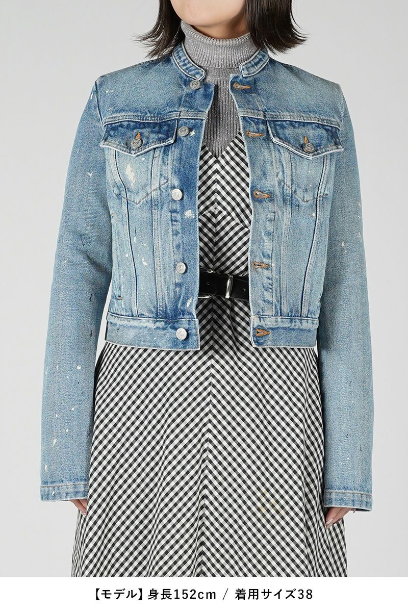 MM6 Maison Margiela(エムエムシックス)ダメージデニムジャケット S52AM0287S30589 -7