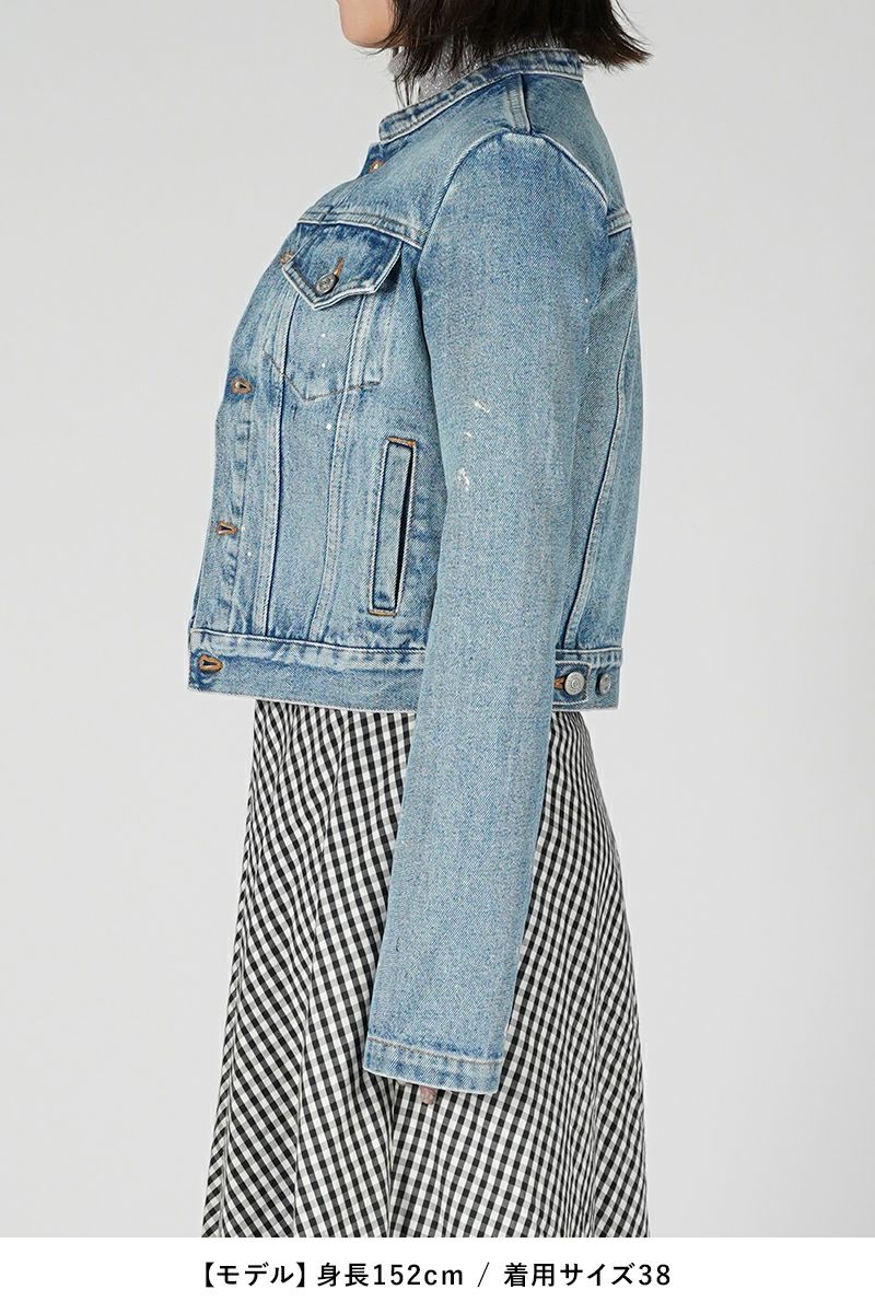 MM6 Maison Margiela(エムエムシックス)ダメージデニムジャケット S52AM0287S30589 -8