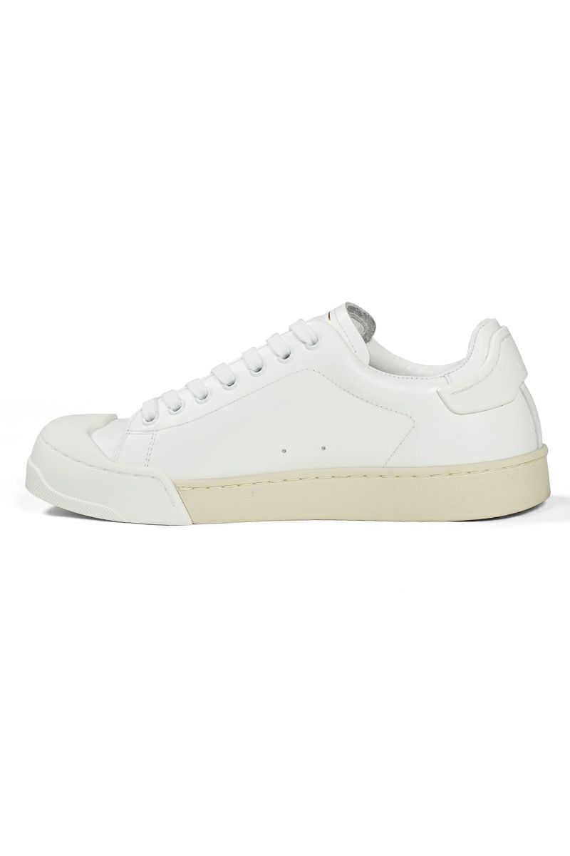 MARNI(マルニ)トータルホワイト レザー製 DADA BUMPER スニーカー SNZW014501P5249 -4