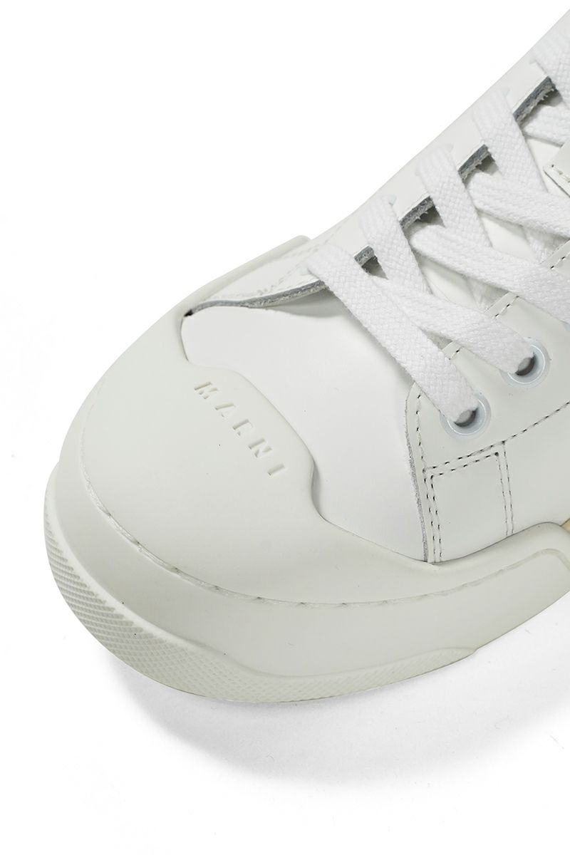 MARNI(マルニ)トータルホワイト レザー製 DADA BUMPER スニーカー SNZW014501P5249 -6