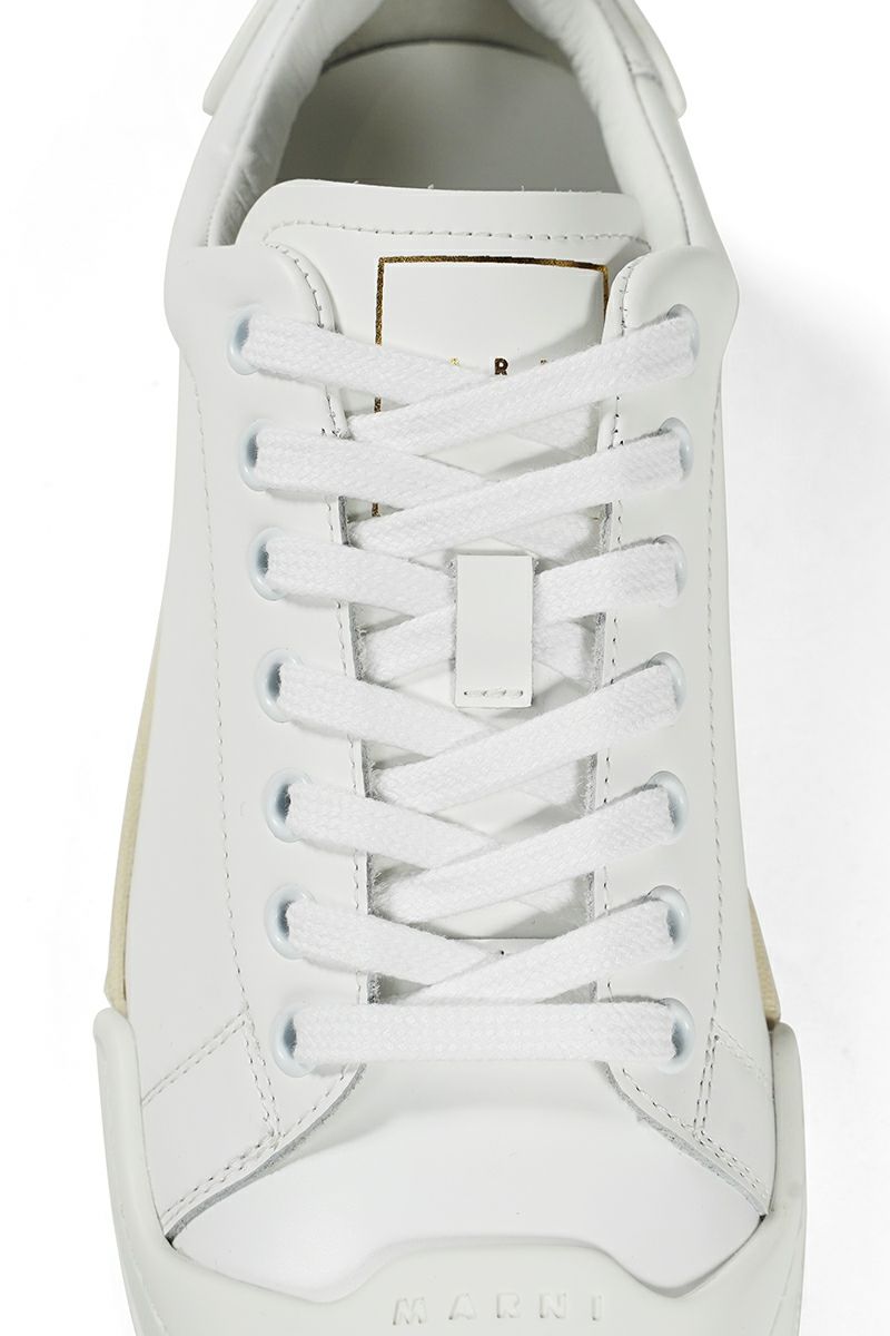 MARNI(マルニ)トータルホワイト レザー製 DADA BUMPER スニーカー SNZW014501P5249 -7
