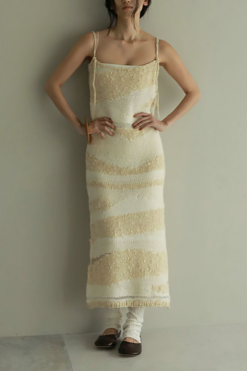 ETRE TOKYO(エトレトウキョウ)パターンニットトレンカ 1223474109 -6