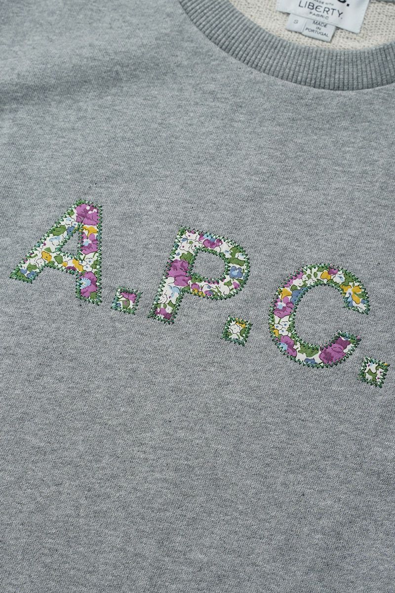 A.P.C(アーペーセー)フローラルスウェットシャツ F 23233196331 -3