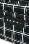 MARNI(マルニ)ブラック チェック ナイロン PUFFトートバッグ ミニ BMMP0131U0P6262 -7
