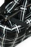 MARNI(マルニ)ブラック チェック ナイロン PUFFトートバッグ ミニ BMMP0131U0P6262 -9