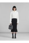 MARNI(マルニ)ブラック チェック ナイロン PUFFトートバッグ ミニ BMMP0131U0P6262 -11
