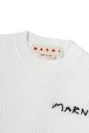 MARNI(マルニ)ブランドロゴ刺繍クロシェ編みサマーニット GCMD0524A0 -2