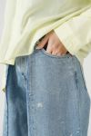 MM6 Maison Margiela(エムエムシックス)ブルーデニム ロウトラウザーズ S52LA0230S30589 -1