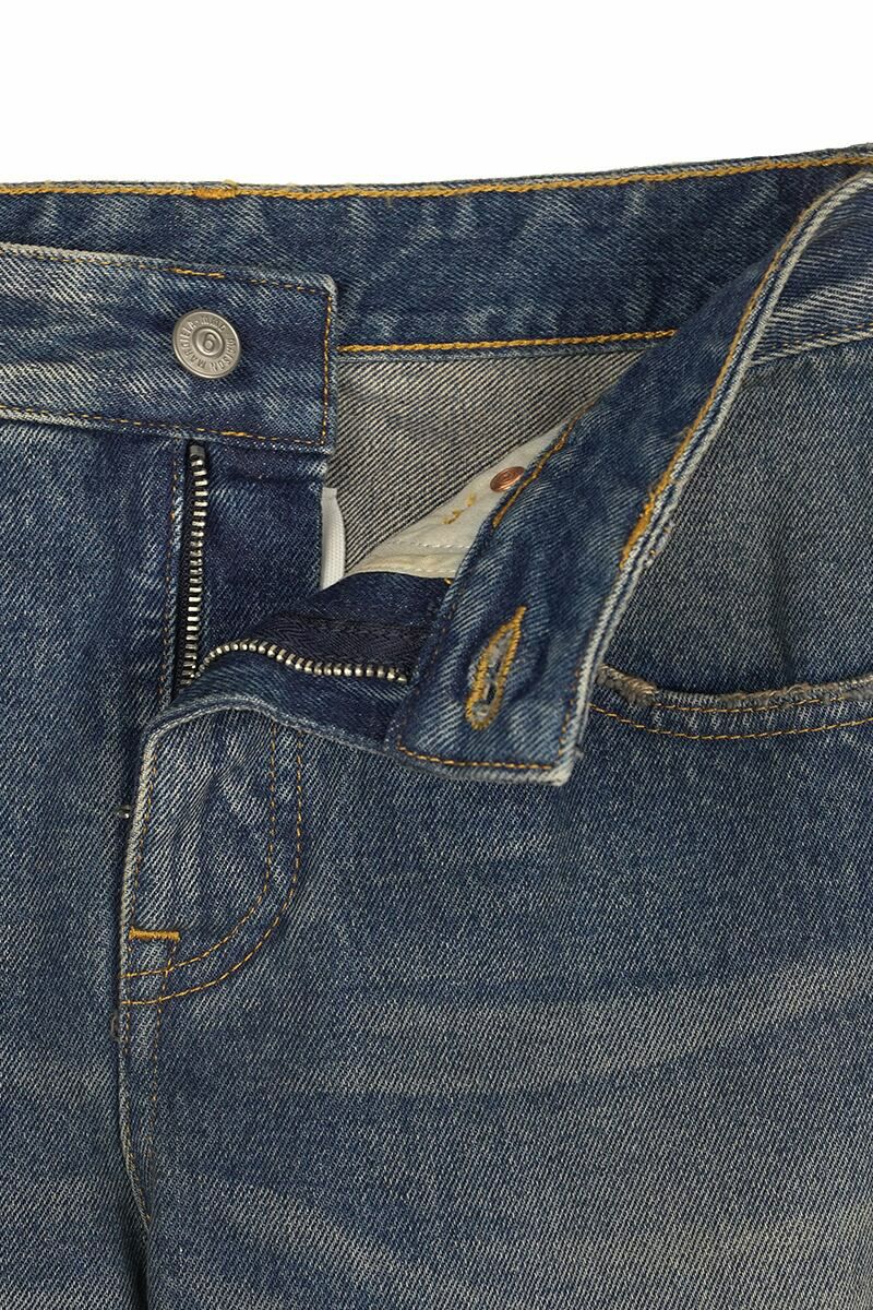 MM6 Maison Margiela(エムエムシックス)ブルーパネルジーンズ S62LB0093 -5
