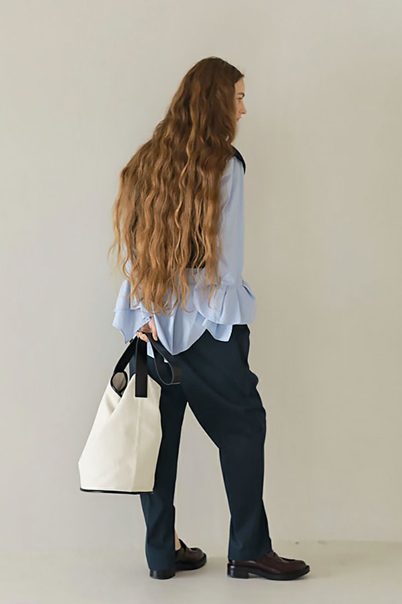 ETRE TOKYO(エトレトウキョウ)ヘムファスナーテーパードパンツ 1224120048 -2