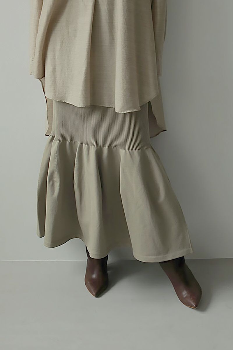 ETRE TOKYO(エトレトウキョウ)ホールガーメントマーメイドニットスカート 1222621121 -1