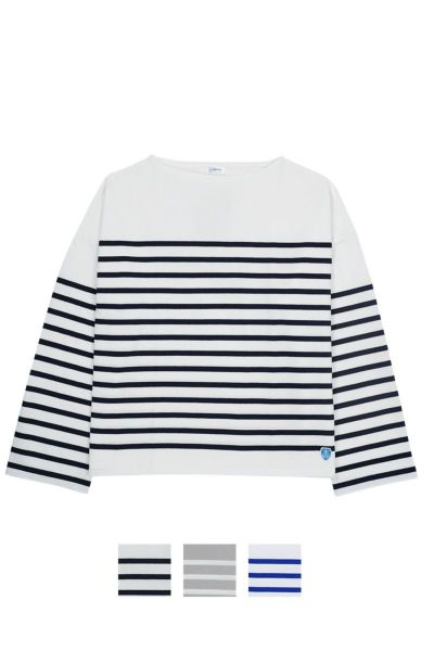 ORCIVAL(オーシバル)ラッセルボーダーワイドシルエット RACHEL WIDE RC01WC/6819